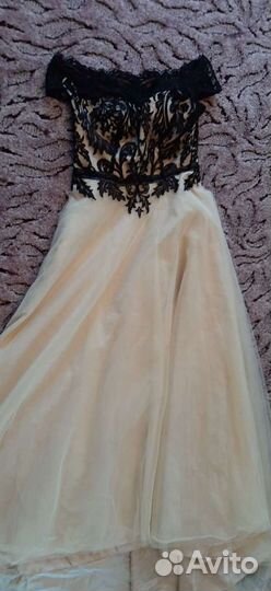 Платье на выпускной,на пышный банкет с корсетом