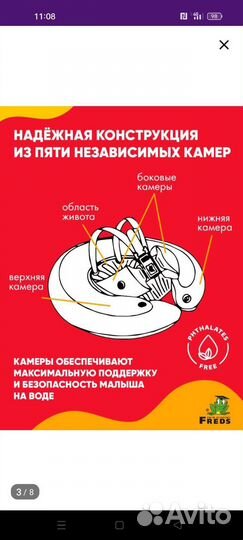 Круг для плавания swimtrainer