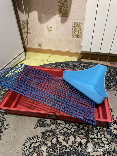 Клетка для кролика с лотком