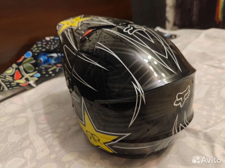 Мото вело шлем FOX Rockstar для подростков