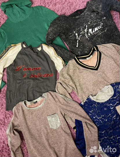 Вещи пакетом, пакет с вещами, кофты