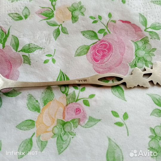 Кофейная ложечка, серебро