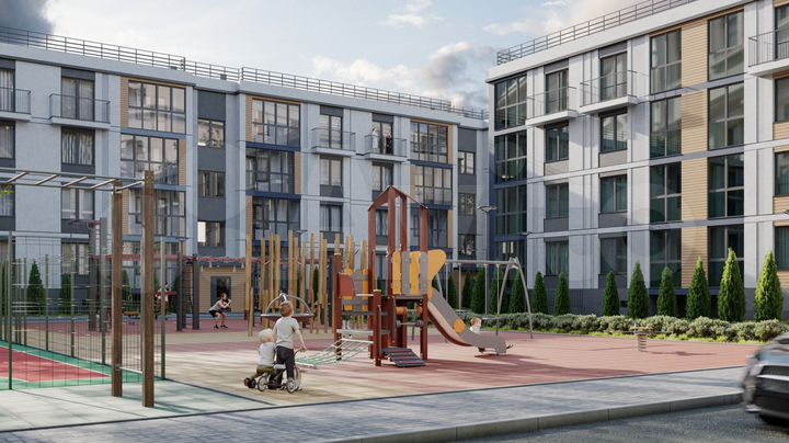 2-к. квартира, 58,8 м², 1/4 эт.