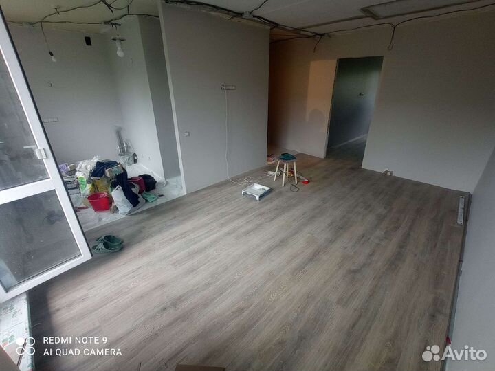 Ремонт квартир, комнат, офисов под ключ. Свободен