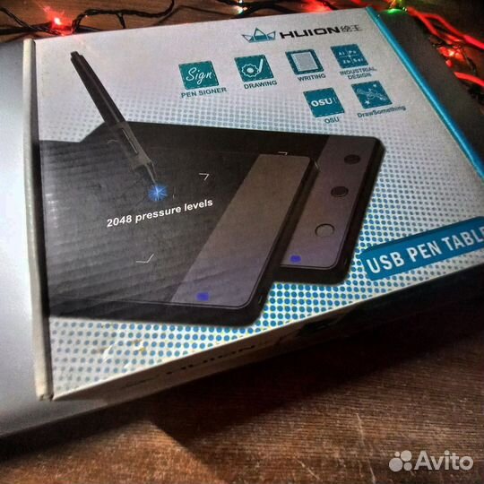 Графический планшет Huion H420 (черный)