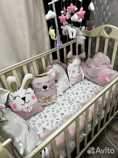 Бортики в кроватку