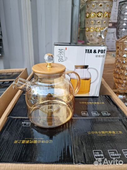 Чайник заварочный,жаропрочный