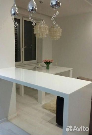 Ресепшен и стойки барные из искуственного камня