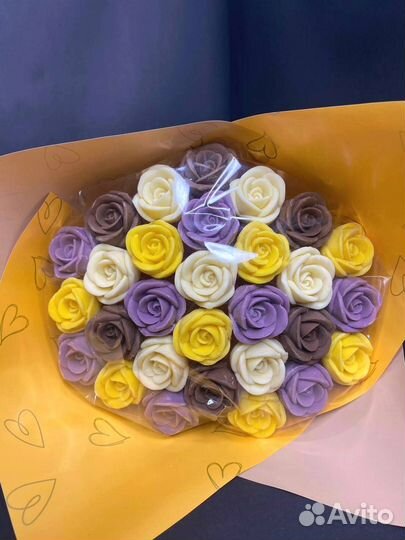 Розы из Бельгийского Шоколада - 29 шт в Букете