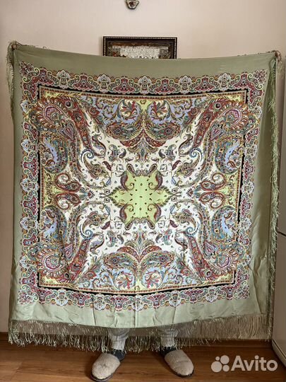 Павловопосадский платок шелковый