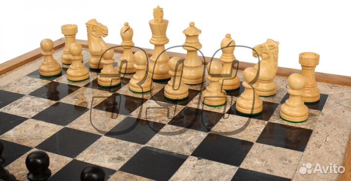 Шахматы Новолуние Люкс (бархатный ложемент (28442)