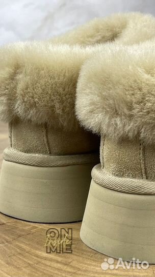 Угги женские ugg platform slipper camel