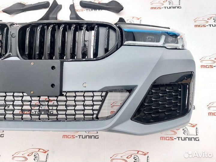 Бампер+оптика М пакет рестайлинг BMW G30