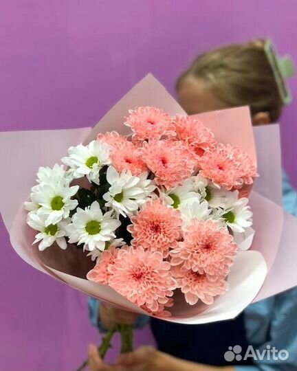 Букет из хризантем