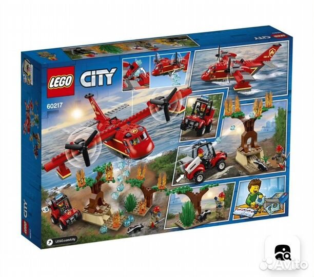 Конструктор Lego City Пожарный самолёт