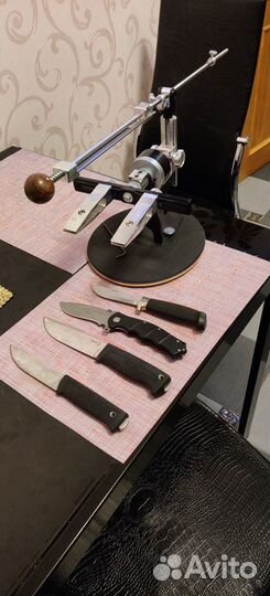 Заточка ножей охотничьих и кухонных