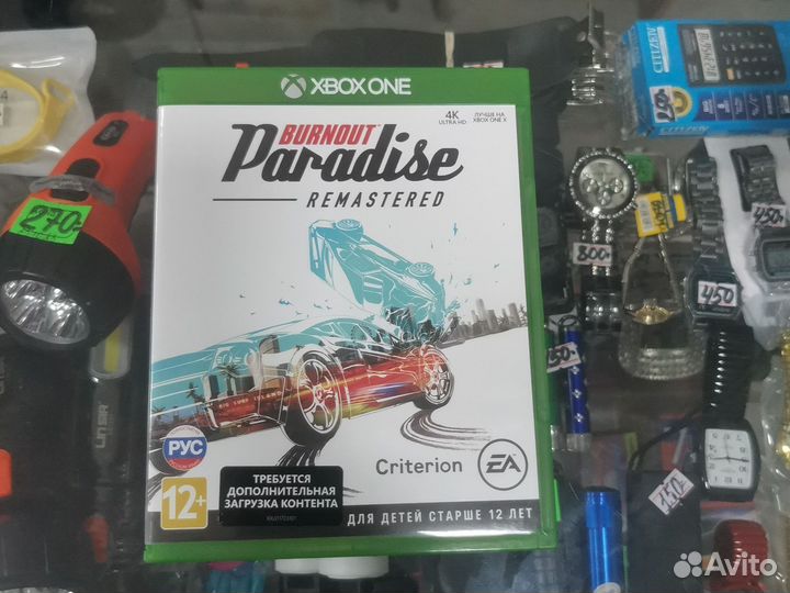 Диск Burnout parsdise xbox one