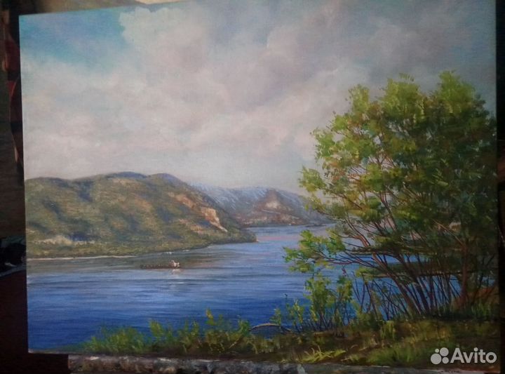 Картина маслом на холсте пейзаж