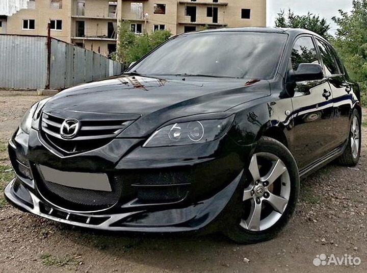 Передний бампер Mazda 3 BK EXS