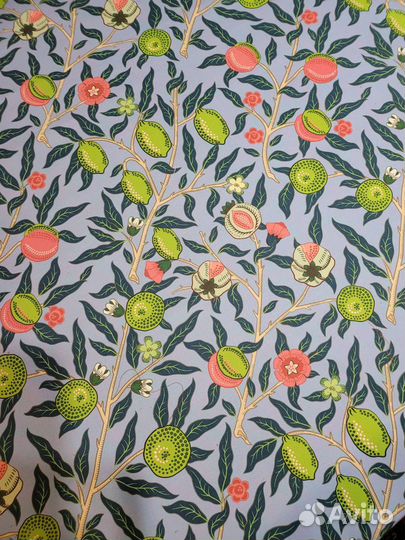 Ткань хлопковая саржа Фрукты Моррис