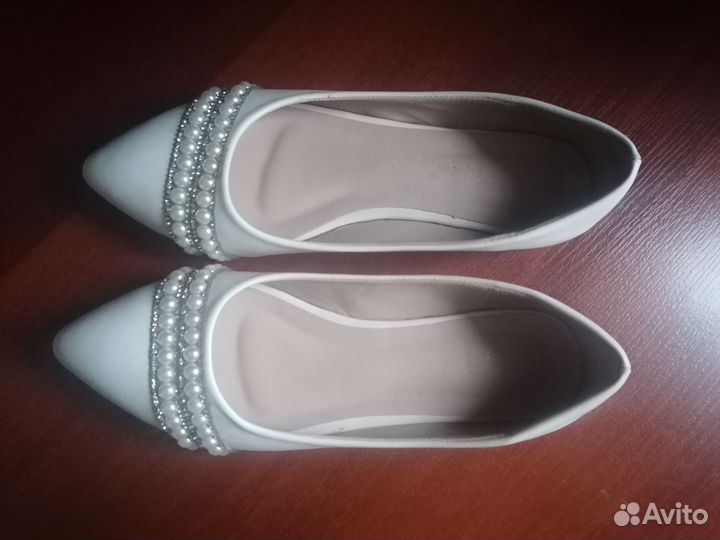 Балетки натуральная кожа