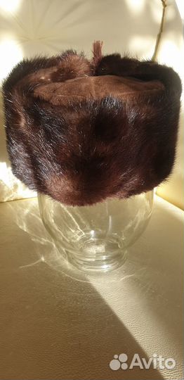 Шапка/ушанка мужская, норка