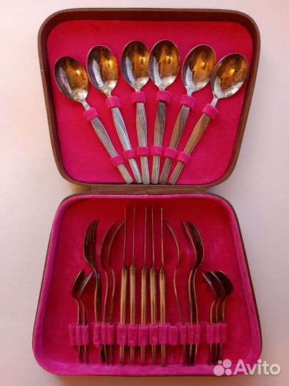 Набор столовых приборов (мельхиор, СССР)