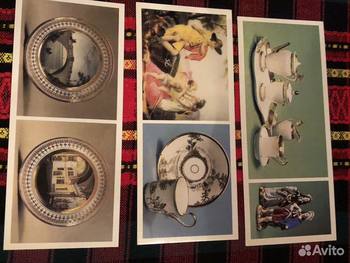 Открытки Фарфор, Фаянс, Архангельское 1983 год