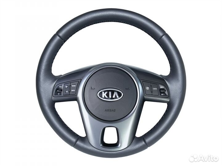 Оплетка на руль Kia Cerato 2 для замены штатной