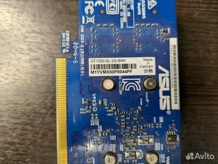 Видеокарта Nvidia Geforce GT1030 2GB Low Profile