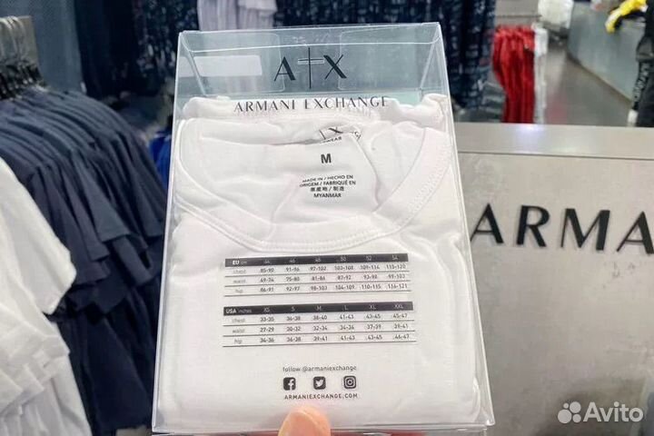 Комплект 2 футболок Armani exchange оригинал
