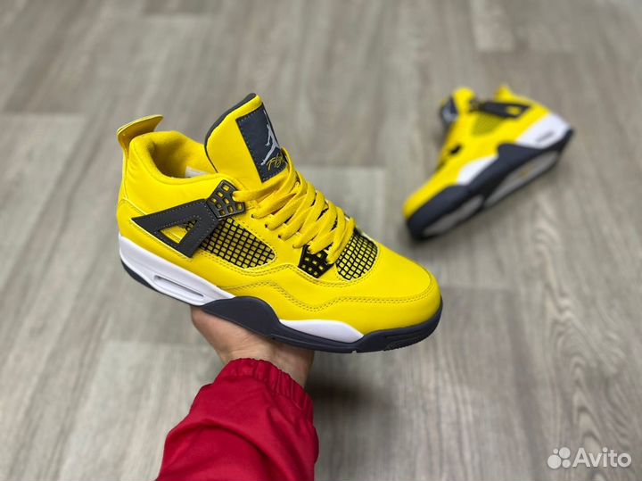 Кроссовки Air Jordan 4 Lightning (41-45)