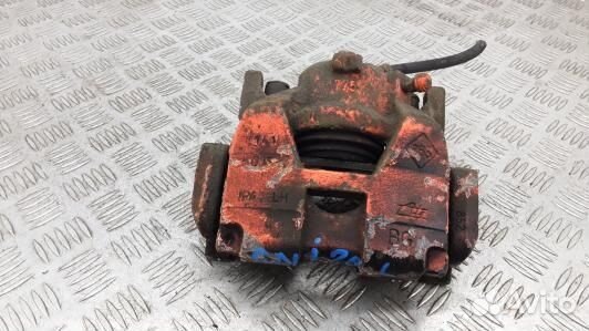 Суппорт тормозной передний левый renault scenic 3