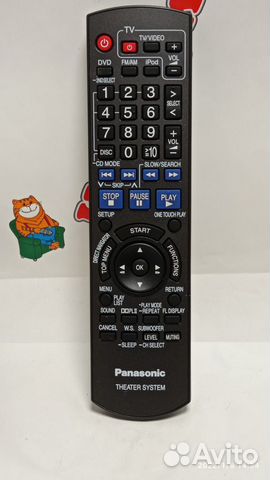 Пульт Panasonic N2qayb000214 оригинальный SC-PT960
