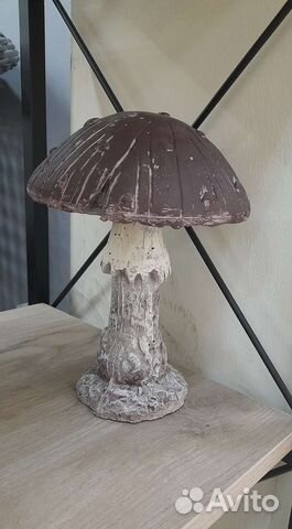 Гриб, заяц- фигуры из бетона