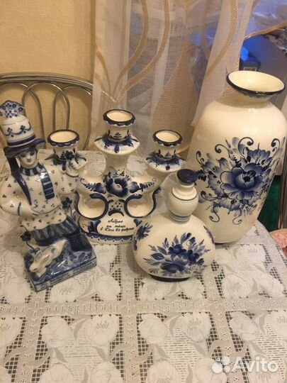 Гжель СССР,авторские работы