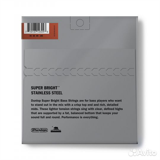 Струны для Бас-гитары 45-105 Dunlop dbsbs45105M