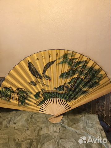 Веер настенный 90см новый