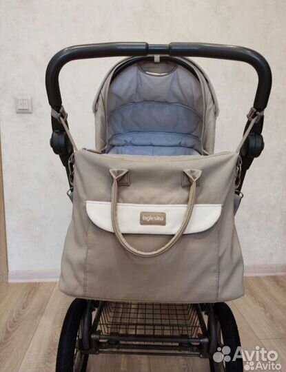 Коляска люлька inglesina sofia + автокресло (+)