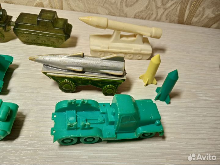 Машинки СССР военные пластик