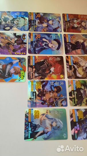 Колекционные геншин карты обмен и продажа