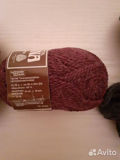 Шерсть в мотках