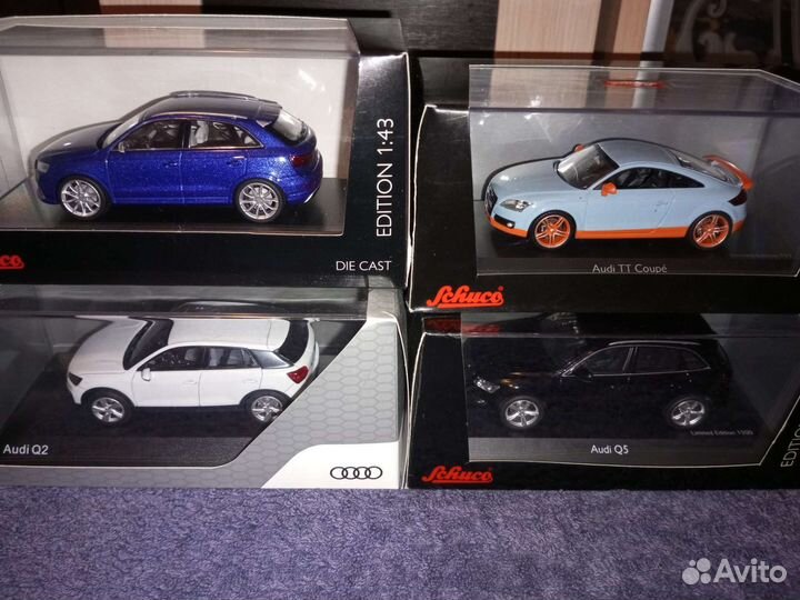 Audi, BMW, Smart и др. 1:43 Minichamps, Schuco