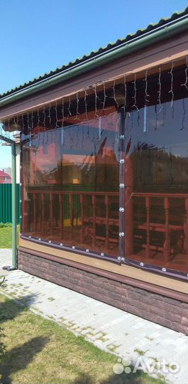 Мягкие окна для беседок кафе и ресторанов