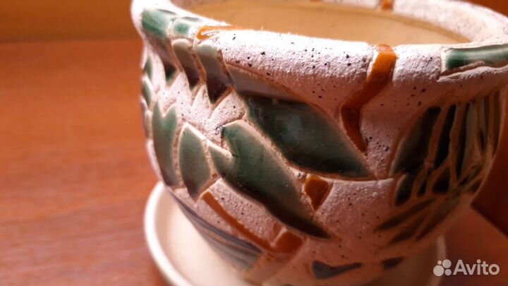 Горшок керамический (красивое)