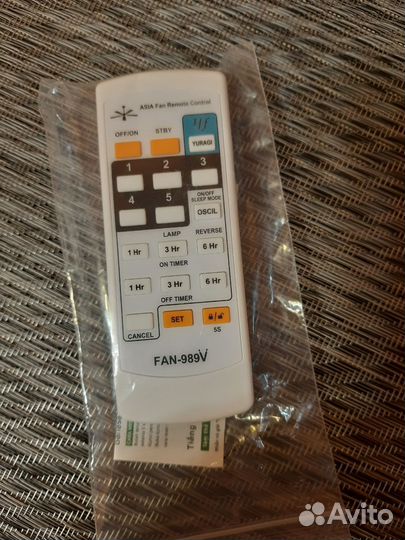 Пульт д/у для вентилятора