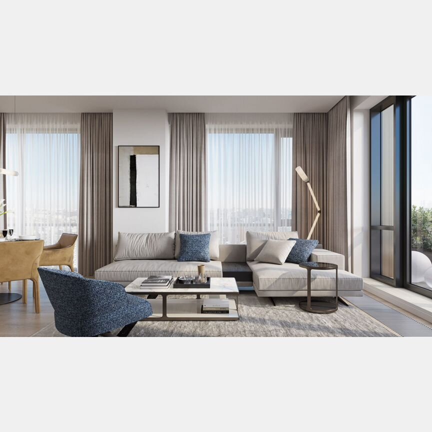 1-к. квартира, 53,2 м², 9/22 эт.