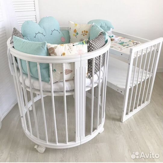 Детская кроватка трансформер drema 8 в 1 luxe