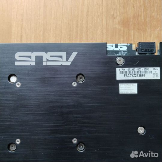 Видеокарта Asus GTX 960 2GB Strix