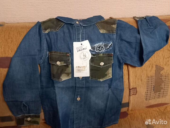 Рубашка на мальчика 98